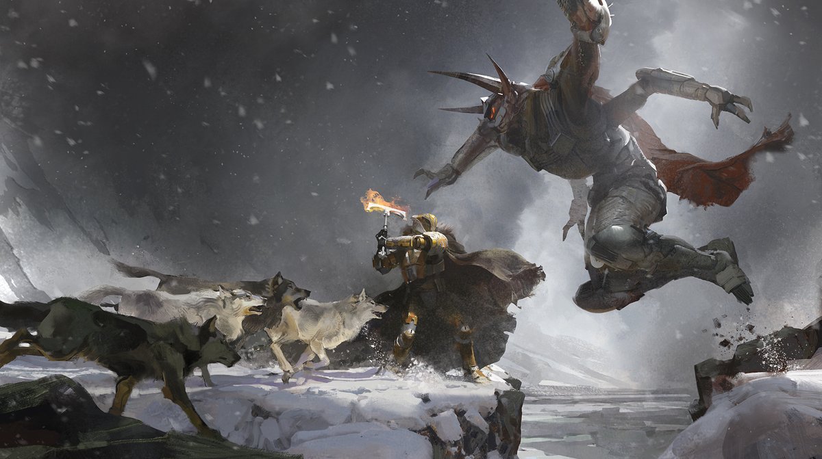 JaimeJonesart's tweet image. Destiny battle scenes