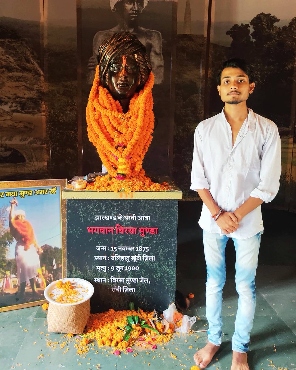 Ronitkumarjsr's tweet photo. भगवान बिरसा मुंडा जी के पुण्यतिथि पर उन्हें शत-शत नमन🙏❤
#ronitkumarjsr 🚩 https://t.co/eG5ILd26au