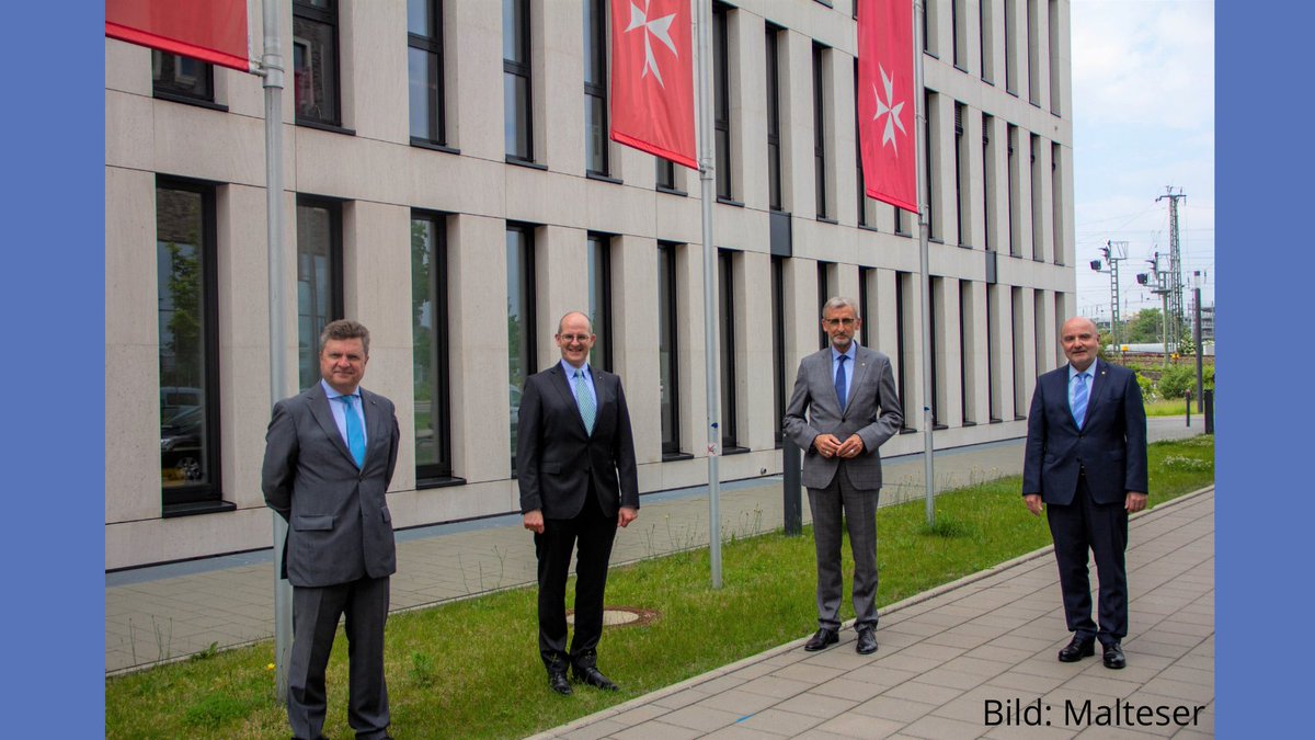 BBK-Präsident <a href="/armin_schuster/">Armin Schuster</a>  besucht die <a href="/malteserDE/">Malteser in Deutschland</a> und vereinbart mit Malteser Vize-Präsident Albrecht von Croy die Einrichtung eines Verbindungsbüros im BBK, um Erfahrungsaustausch und #Krisenvorsorge weiter zu verbessern. #Bevölkerungsschutz #durchstarten ^ds