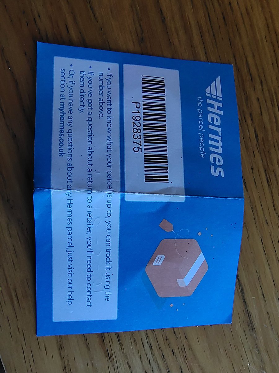 I cannot track this parcel on your website, could you please update me P1928375 sent on 15th May @Hermesparcels