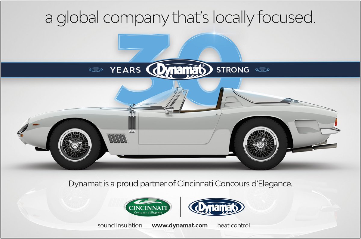 In honor of the 2021 Cincinnati Concours d’Elegance event coming up this weekend at Ault Park. We wanted to be one of the first in line to express our excitement over having the opportunity to be one of the sponsors #carshow #vintagecars #supercharged #luxury #dynamat #dynamatted