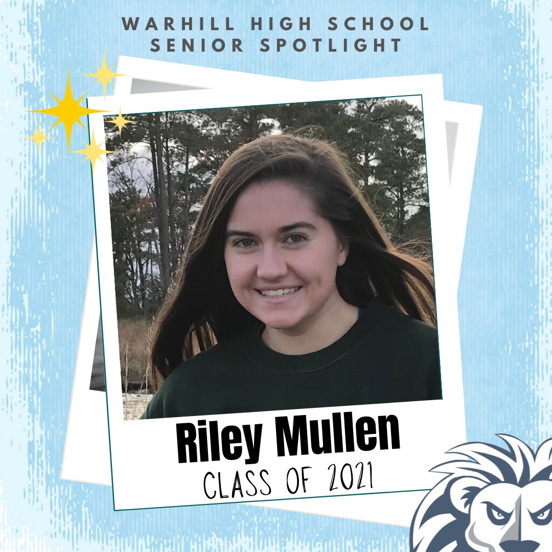 WarhillHigh's tweet photo. Here’s a senior worth her salt – it’s field hockey player Riley Mullen! Riley’s going to the U.S. Coast Guard Academy this fall to study Naval Architecture and Marine Engineering. See https://t.co/r7YvsyTtlB for more.  Way to go, Riley! @warhill2021 #wjccgrad2021 #TheWarhillWay https://t.co/lKyE8Kb229