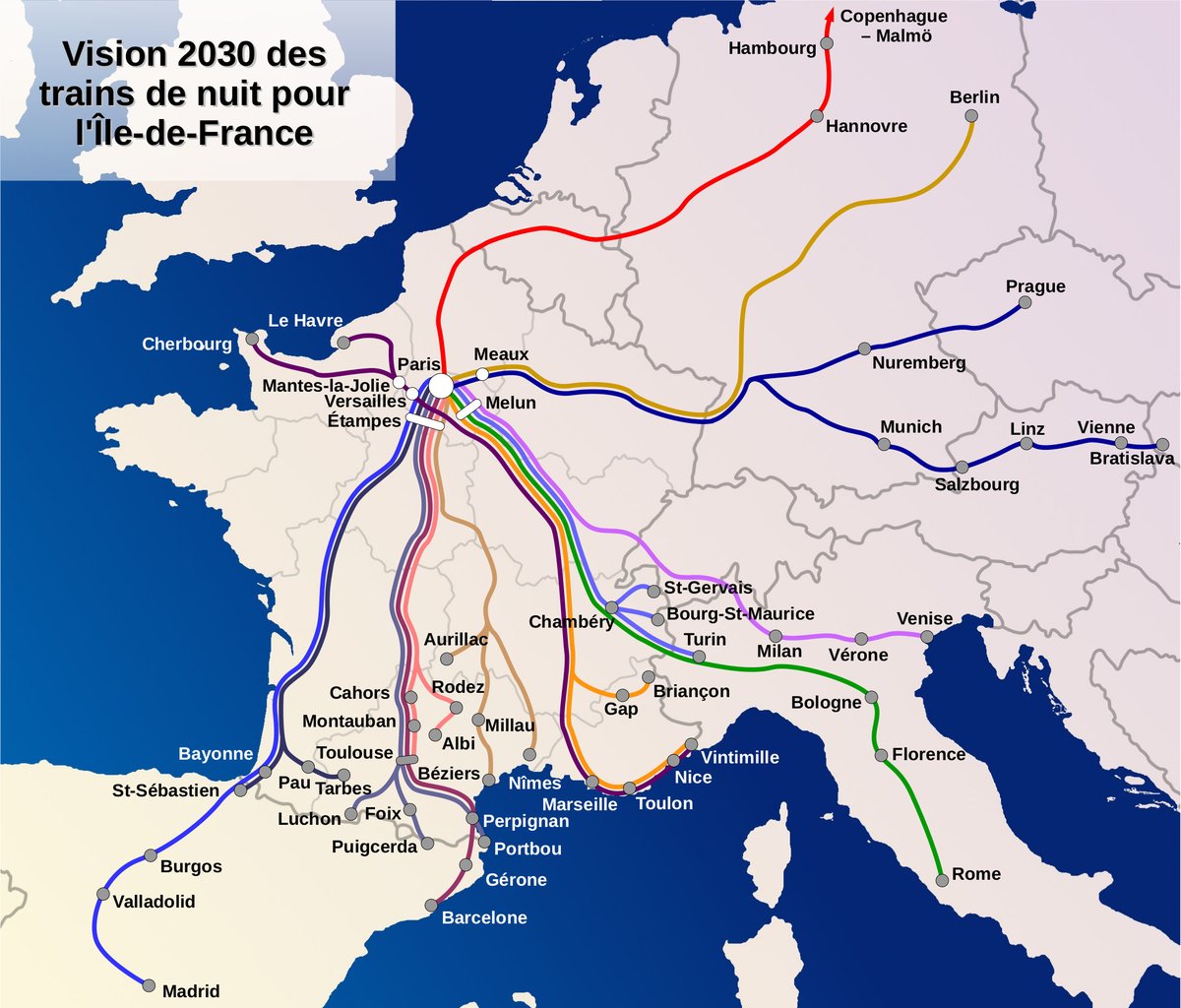 Oui au train de nuit - IDF tweet media