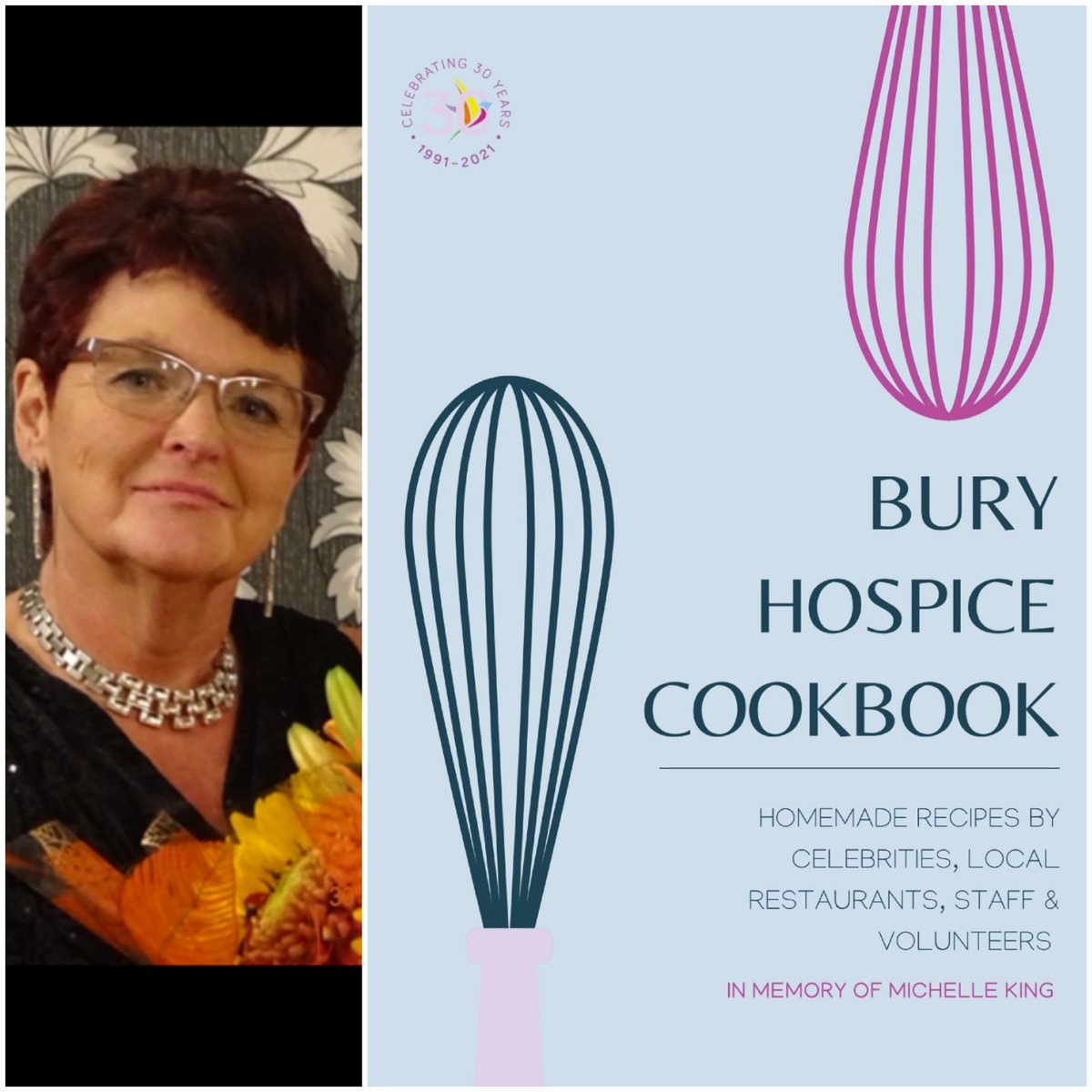 May Shipperbottom was inspired to launch a cookbook in memory of her dear friend and Bury Hospice fundraiser, Michelle King, who died last year. The cookbook will be on sale for £9.99 and will be launched at the ‘Cheer For Charity’ event in The Rock on Saturday, June 19.