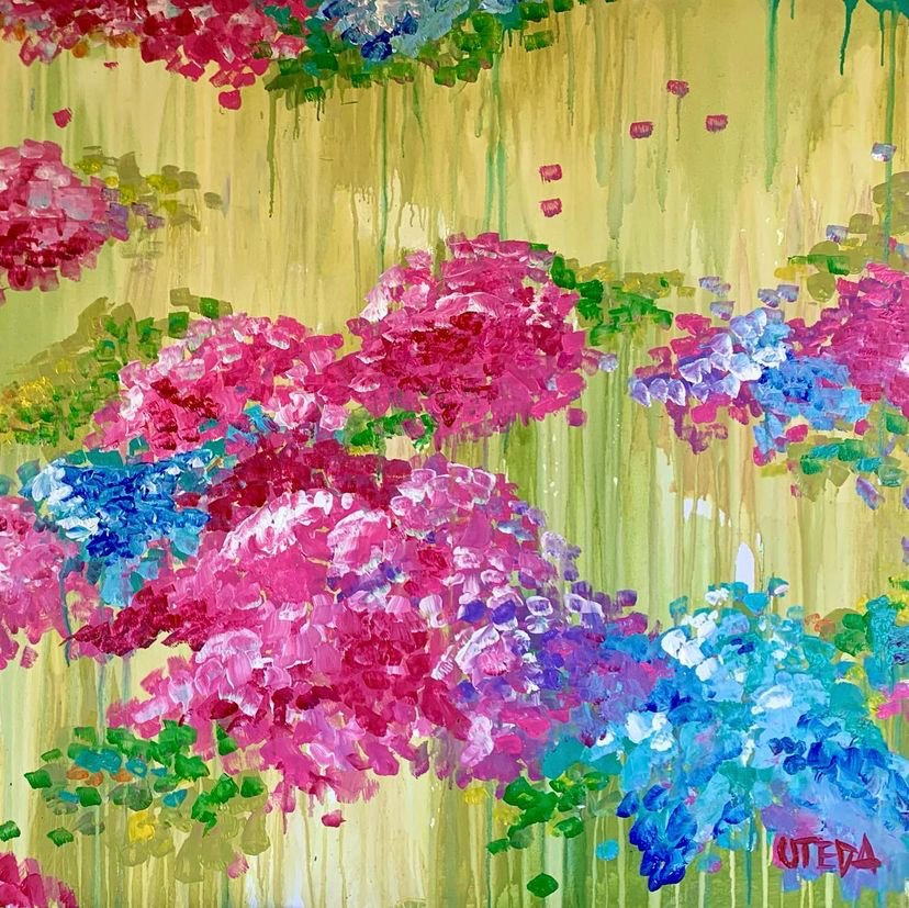 WomensArtForAll's tweet photo. ✳︎ ✳︎ ✳︎ ✳︎ ✳︎
Guillermina #Uteda #WomensArt •Hortensias• https://t.co/yj6BlwWEuQ