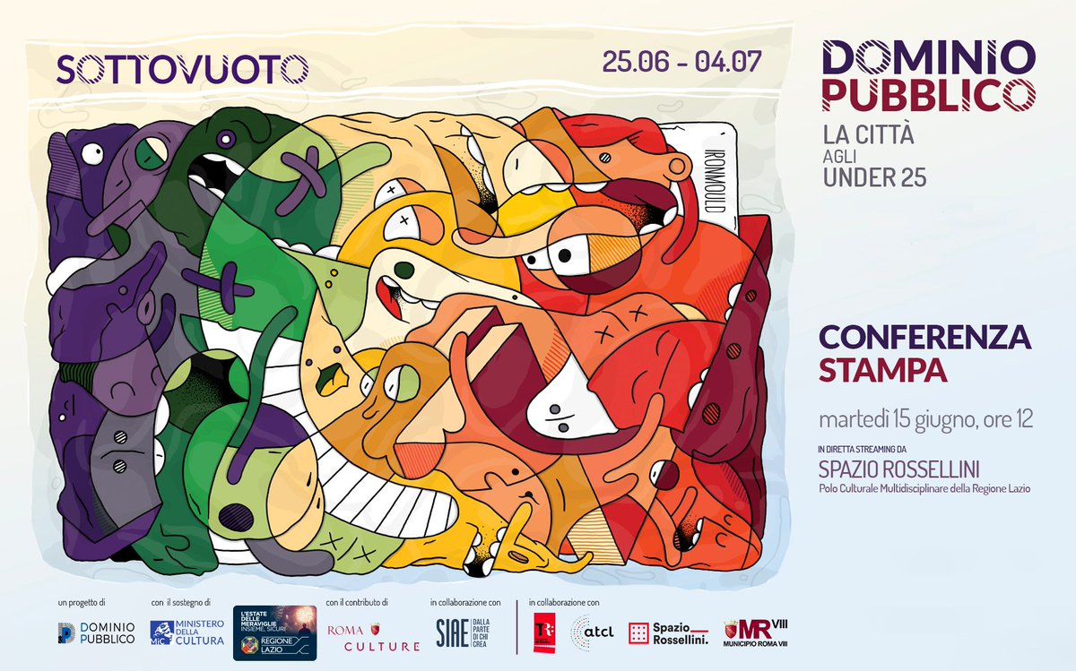 Martedì 15 giugno, ore 12 presentiamo il programma di 𝗗𝗼𝗺𝗶𝗻𝗶𝗼 𝗣𝘂𝗯𝗯𝗹𝗶𝗰𝗼 - 𝗟𝗮 𝗖𝗶𝘁𝘁𝗮̀ 𝗮𝗴𝗹𝗶 𝗨𝗻𝗱𝗲𝗿 𝟮𝟱 🎉
Saremo in diretta streaming da #SpazioRossellini
ma chi vuole può venire in presenza 😊
Clicca qui 👉 bit.ly/ConferenzaStam…
e ci vediamo lì.