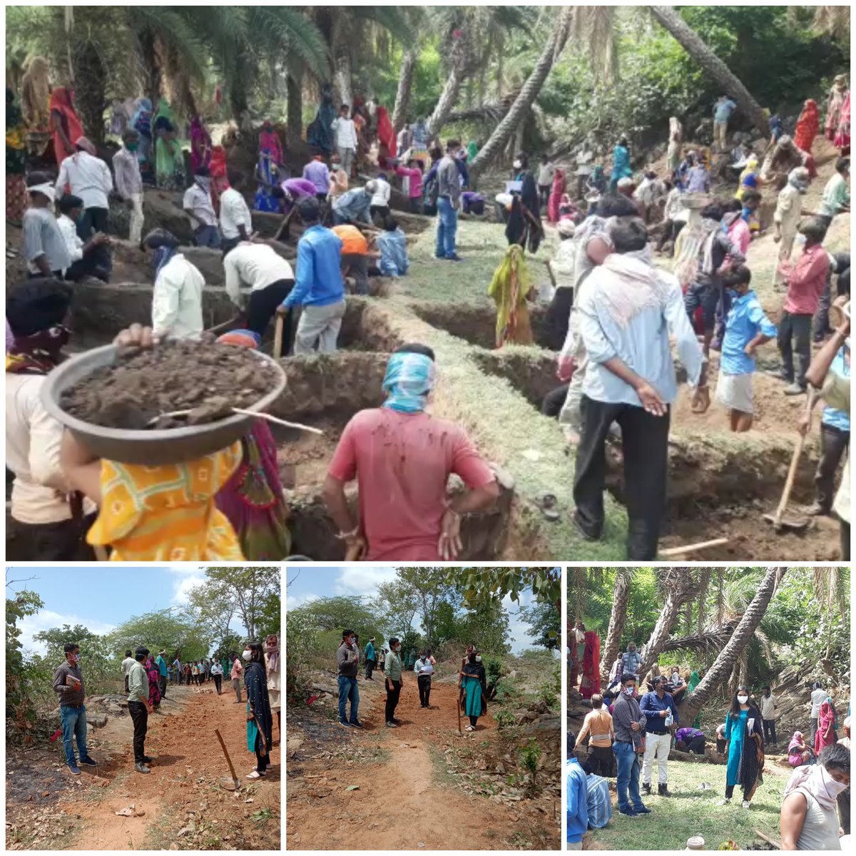 Visited work sites under MGNREGA in Nada and Ganer villages, to check the progress of on going works, attendence and availability of basic facilities like water, first aid etc. for labourers at work sites
<a href="/sabarkanthadp/">DDO Sabarkantha</a> <a href="/MgnregaPoshina/">MGNREGA_Poshina</a>