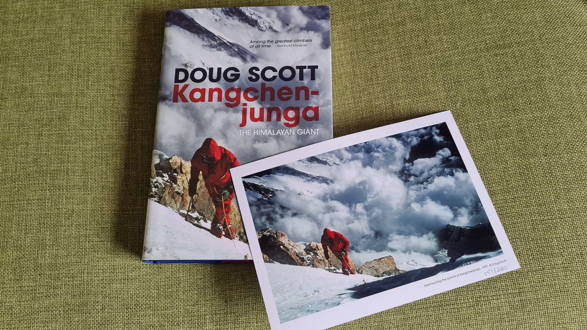 RobertProwse1's tweet photo. A new read,  Doug Scott Kanchenjunga, sadly his last book. Looking forward to reading this. 
Thanks  @VertebratePub https://t.co/dSqZvLIrID
