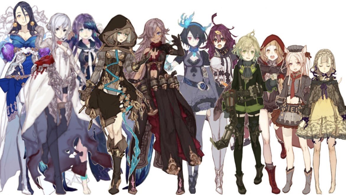 鋼 ゆっくり社畜 在りし日のシノアリス Twitterで拾った各キャラの身長対比 T Co Mwjtcm4f7n Twitter