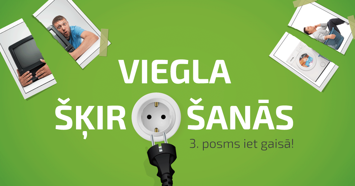 Ir pienācis laiks atbrīvoties no liekā - piedalies elektrotehnikas nodošanas trešajā posmā.
Ikvienu aicinām vairāk nekā 40 novados pieteikt nolietoto un vairs nevajadzīgo elektroiekārtu bezmaksas izvešanu no savām mājsaimniecībām♻️
Vairāk lasi 👉bit.ly/3x6dZs0