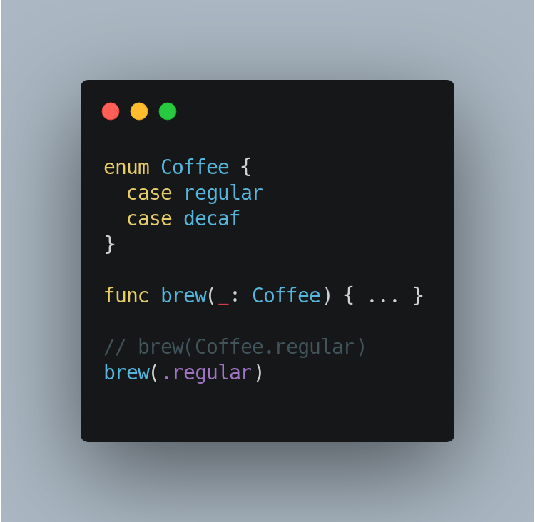 iosDev_ramit's tweet image. Improved #typeInference with static properties in generic contexts including property references.