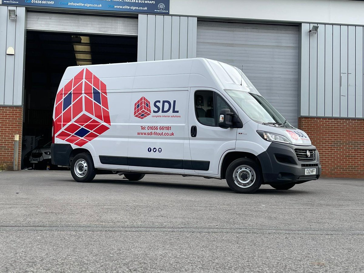 EliteSigns's tweet photo. A BIG van needs to make a BIG statement, and that's exactly what the new #vehiclebranding we #designed, does for @SDLLtd's #fiatducato with a part #vehiclewrap and colour matched #logos &amp; text.

@ArlonGraphics
@printMAXuk
@Spandex_UK https://t.co/BxRlwReQY3