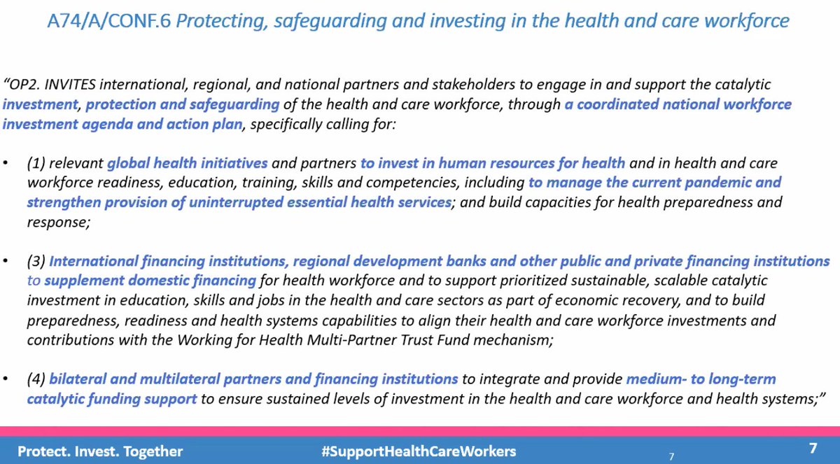 Hrh30 Enjoyed Today S Health Workforce And Covid 19 Time To Protect Invest Together Episode 2 Invest W Who In March We Welcomed Who S Dr Giorgio Cometto In A Panel Discussion On