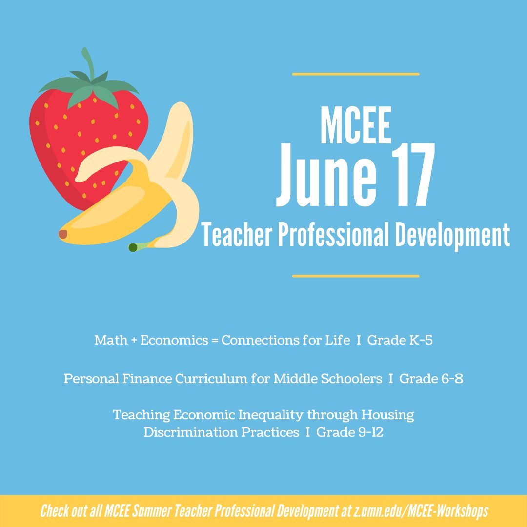 Hurry! Registration is closing soon for MCEE's June 15-17 webinars! Secure your spot today! z.umn.edu/MCEE-Workshops