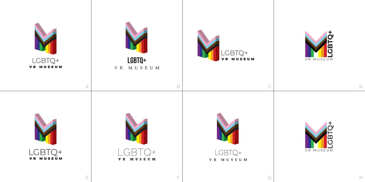 AntoniaRForster's tweet photo. YOU can decide the LGBTQ+ VR museum's logo!

Which do you prefer?

Comment below! 🏳️‍🌈

(Credit to @TTerkildsen for these incredible designs) https://t.co/4rMAnesNVZ