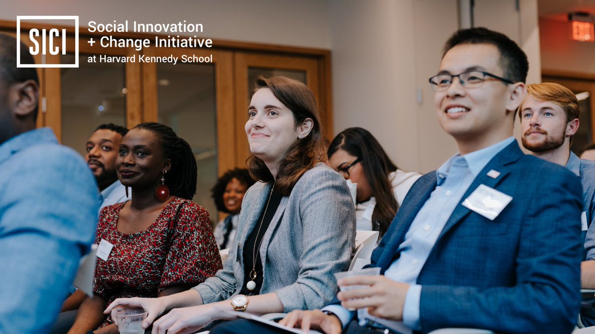 Calling @Harvard changemakers! Apply to become a #ChengFellow with @SICIHarvard to advance a social innovation project of your own design.

🗓️Attend the info session on June 16 at 12pm ET to learn more: harvard.zoom.us/webinar/regist…