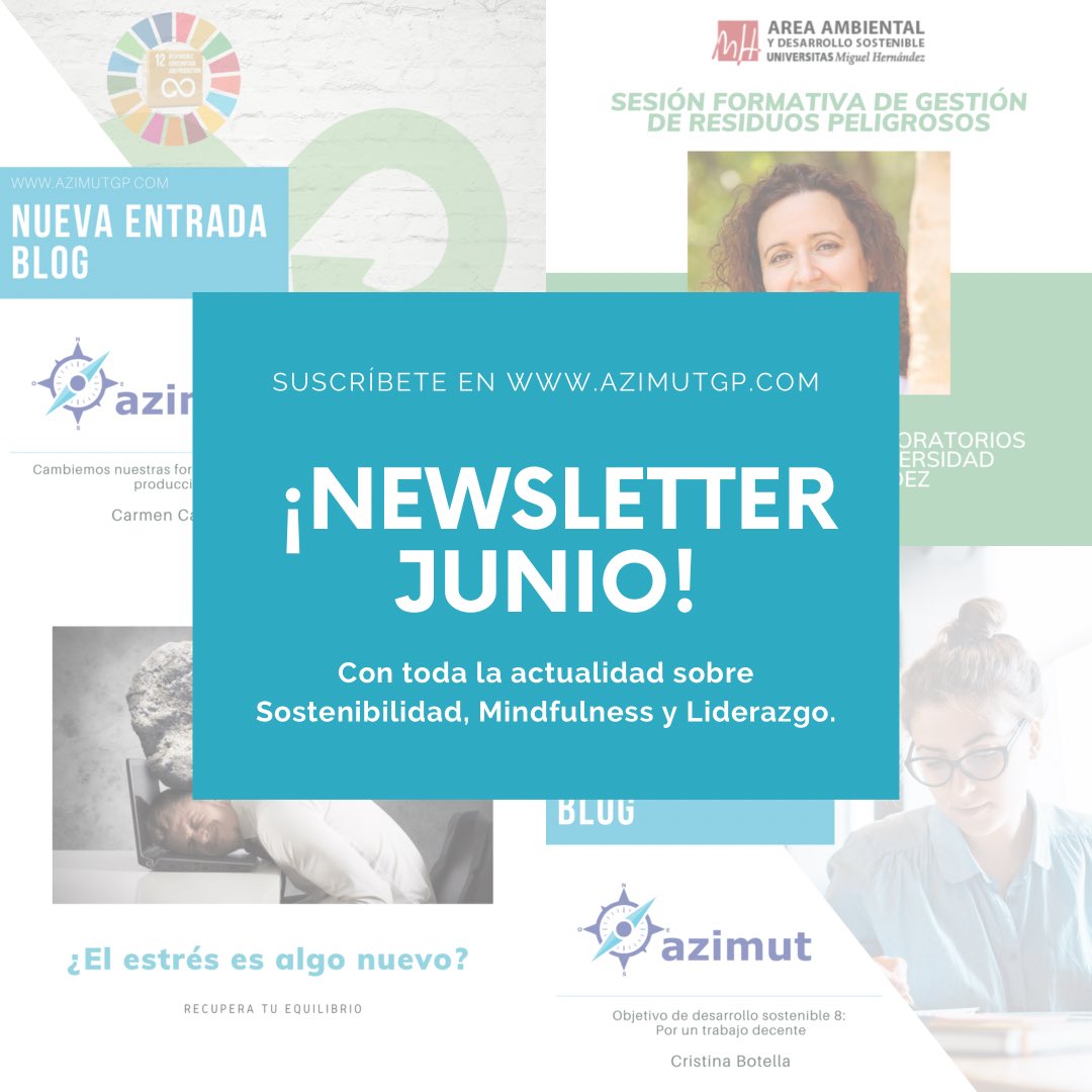 azimut_gp's tweet photo. Ya está disponible el boletín 🗞de Azimut con las noticias y novedades sobre cómo los ODS 🌍pueden mejorar tu vida a nivel personal🧘‍♀️ y empresarial💼.
.
.
.
#ODS #Sostenibilidad #CrecimientoPersonal #Mindfulness https://t.co/f0uGsYeHCZ