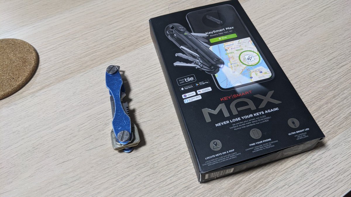 fumiso's tweet image. KeySmart Max 届いたので早速組み立てた。
getkeysmart.com/products/keysm…

充電何時間かかるのかわからんのでtileの設定は明日
これでカギ無くしても探し出せる。
ツールがはみ出してるので後日入れ替えする
#keysmart