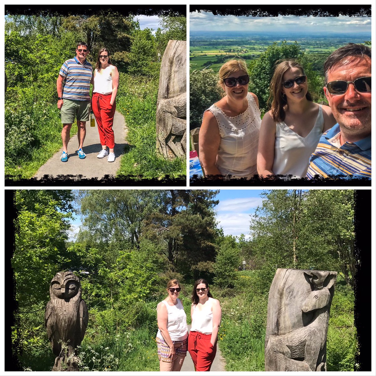 jcarlyon's tweet photo. A lovely day here in #thirsk so had a wander to the #finestviewinengland after our picnic at #suttonbank #yorkshire https://t.co/x18P6KfYb2