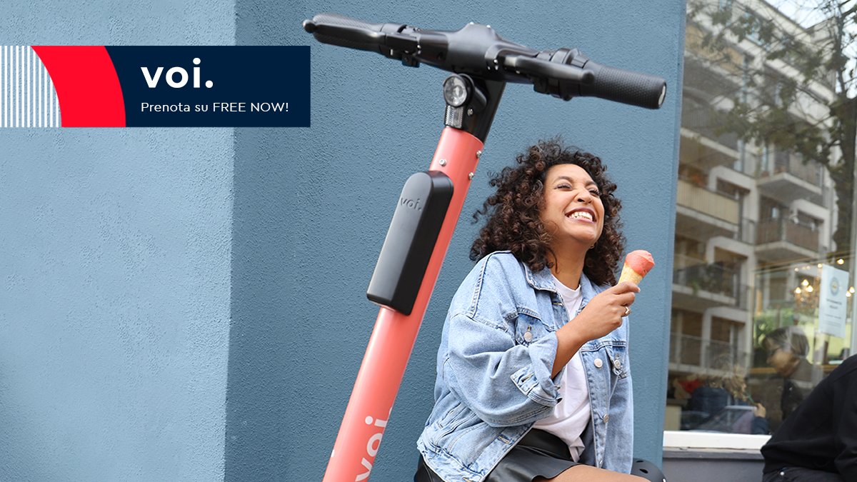 FREE NOW Italia (@freenow_it) on Twitter photo Le novità non finiscono! 🎉 Sono finalmente disponibili in #app nella città di #Roma i #monopattini di <a href="/voitechnology/">Voi Technology</a> 🛴 More info ➡️ free-now.com/it/monopattini/ Le novità non finiscono! 🎉 Sono finalmente disponibili in #app nella città di #Roma i #monopattini di <a href="/voitechnology/">Voi Technology</a> 🛴 More info ➡️ free-now.com/it/monopattini/