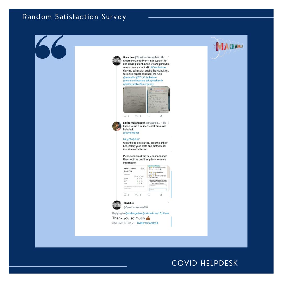 Covid Helpdesk tweet media