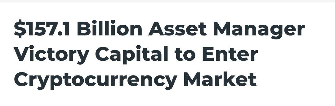 thebullcoins's tweet image. #SanAntonio-headquartered asset management firm #VictoryCapital has announced its plan to enter the #cryptocurrency market 🚀.

#Bitcoin #ETHEREUM #BTC #ETH #DOT #ADA