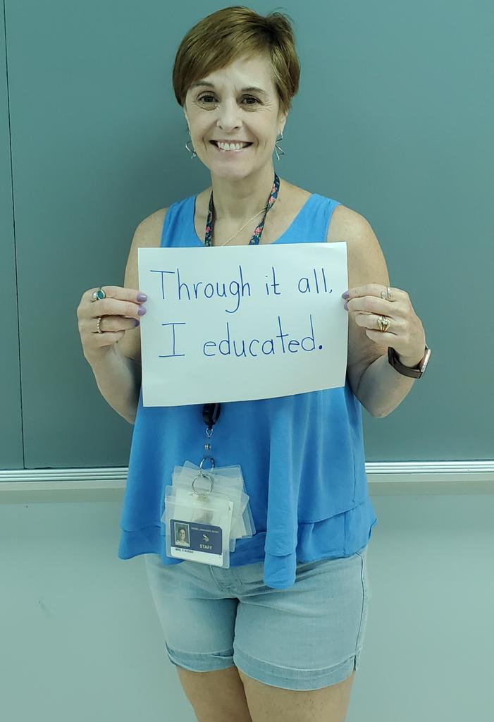 BurakSusan's tweet photo. Year 35 completed. The toughest year ever, but I made it! #teacherstrong @HMJHS_Vikings https://t.co/E3nNA1d6jK