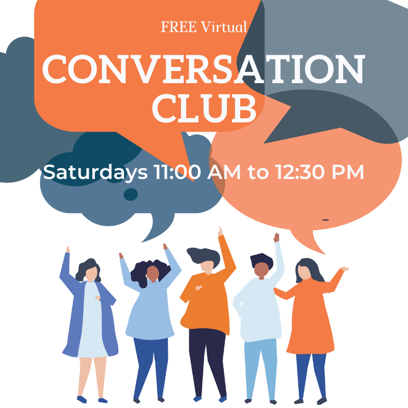 Join us at the Our Lady of Guadalupe Center on Saturdays from 11:00 am to 12:30 pm for a FREE English/Spanish immersion club. Call us at (614) 340-7061 for more information.