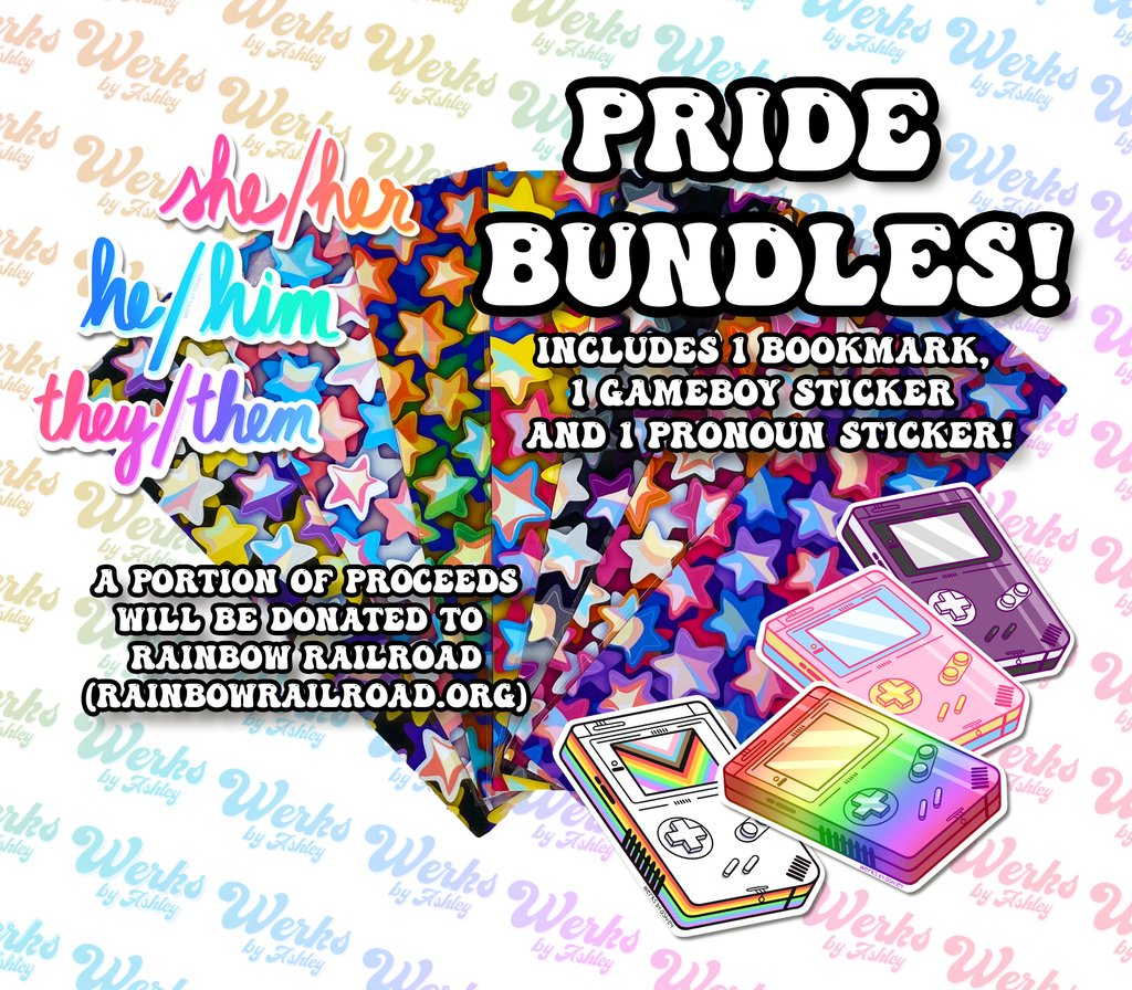 Have you ordered your pride bundle yet?? 🏳️‍🌈💖
A portion of proceeds will be donated to @rainbowrailroad, an organization based out of Toronto that helps LGBTQ+ individuals find safety 🌈💞
werksbyashley.com/shop