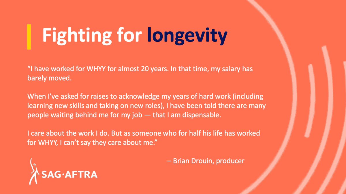 Another testimonial from a long time WHYY employee.
