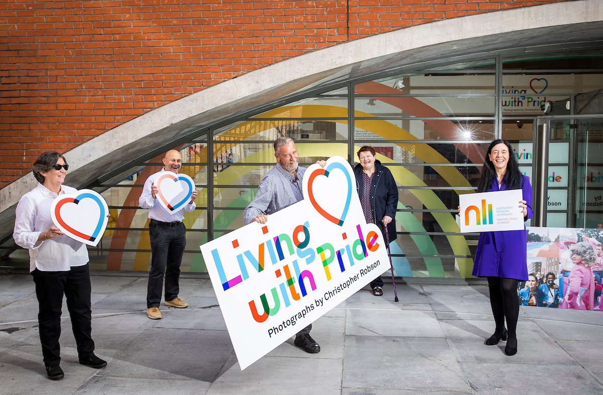 NLIreland's tweet photo. Today we're delighted to launch #LivingwithPride: Photographs by Christopher Robson at our National Photographic Archive, Temple Bar, Dublin 2.
The exhibition will run until November 2021. Drop by Monday to Friday, 10am โ 4pm.
๐ณ๏ธโ๐ For more info, visit https://t.co/Pe3gDpFE8H https://t.co/FOuAnedkVx