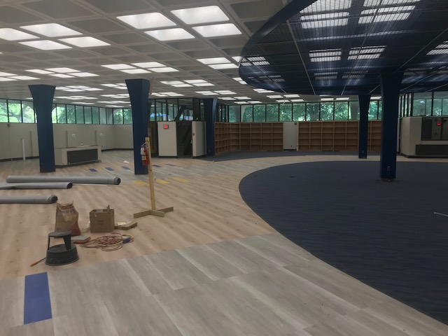 douglas_mentzer's tweet photo. Wednesday Walk: our Double T is going up in and out of our natatorium! The old record board has found a home! And our media center is looking fabulous! Say "YES" to TPS! #yes2tps #PROUD #Swimming @TchrThorn https://t.co/ju7SGxWCKe