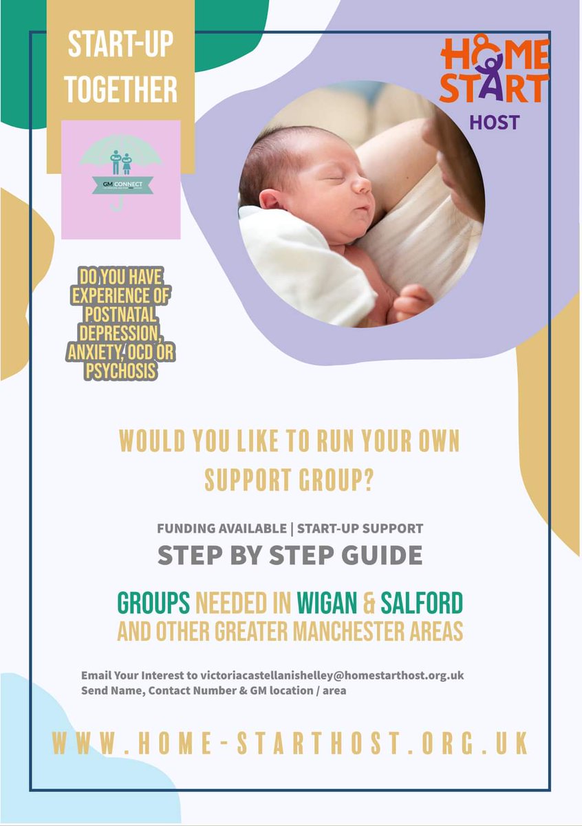Please share with any Greater Manchester contacts. #perinatalpeersupport #pimh #IMHAW21