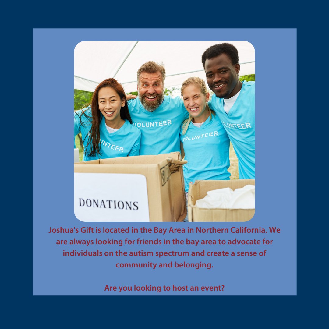JoshuasGiftInc's tweet photo. Joshua's Gift is here to support families and the autism community at large. We are on a mission to serve on a national basis!

Here's how you can support:
🤑 Donate by clicking the link in our bio!
🤗 Tag a friend and help us raise more awareness!
🙂 Share or repost this tweet! https://t.co/8SxqO7pZHg