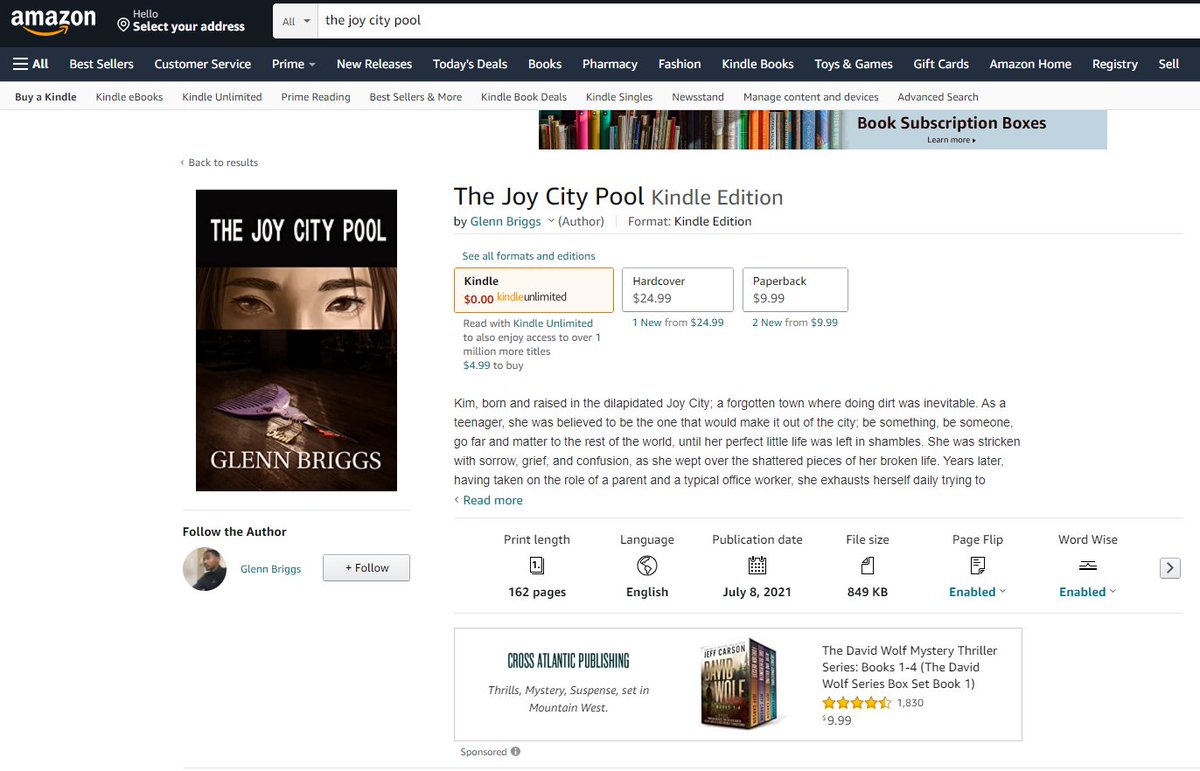 Everything_JC's tweet image. THE JOY CITY POOL is now available for Pre-Order on Amazon: amazon.com/Joy-City-Pool-…
Thank you in advanced!
#THEJOYCITYPOOL #blackauthors #blackwriters