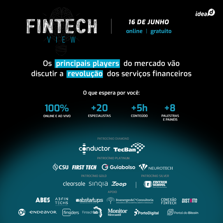 Finsiders2's tweet photo. Está chegando o Fintech View, que vai reunir players do mercado para debater as tendências do setor financeiro!
O evento será no dia 16 de junho, online e gratuito, e o Finsiders é a mídia oficial do encontro. Inscreva-se: https://t.co/4DvhzxSJax
#fintechview #openfinance #pix https://t.co/dv50sv8e9J