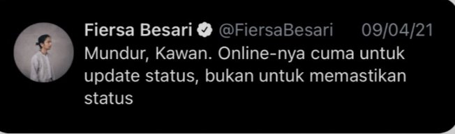 Jika dirl bisa begitu maka dirp bisa begini ,,,
" Mundur bg , Slrnya cuma buat ngehindar , tapi hanya untuk memastikan seliranya udah on blum" smirk
RT/like fambest ? dm
#roleplayer #roleplayeraccount #Root #roleplayertwt #roleplayerkpop #rpindonesia