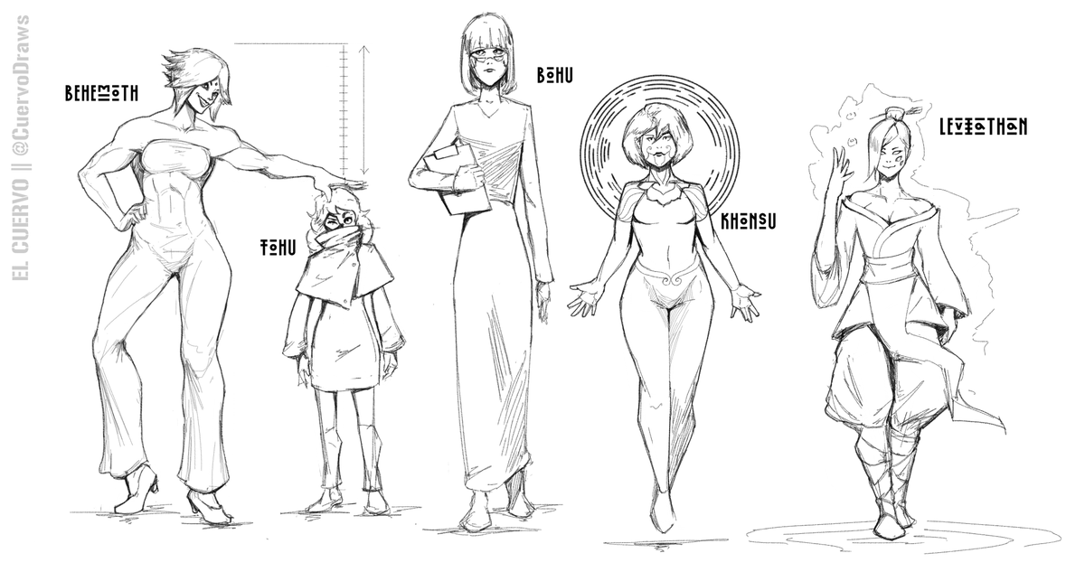 CuervoDraws's tweet photo. Trying out some character designs, used those endbringers again
#Parahumans https://t.co/74sG2nXZA3