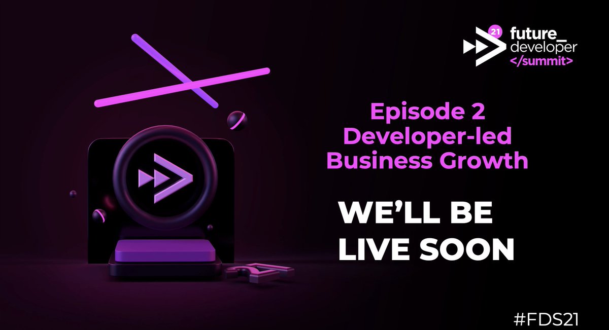 SlashDataHQ's tweet image. Starting in 15 minutes!
#FutureDev #FDS21