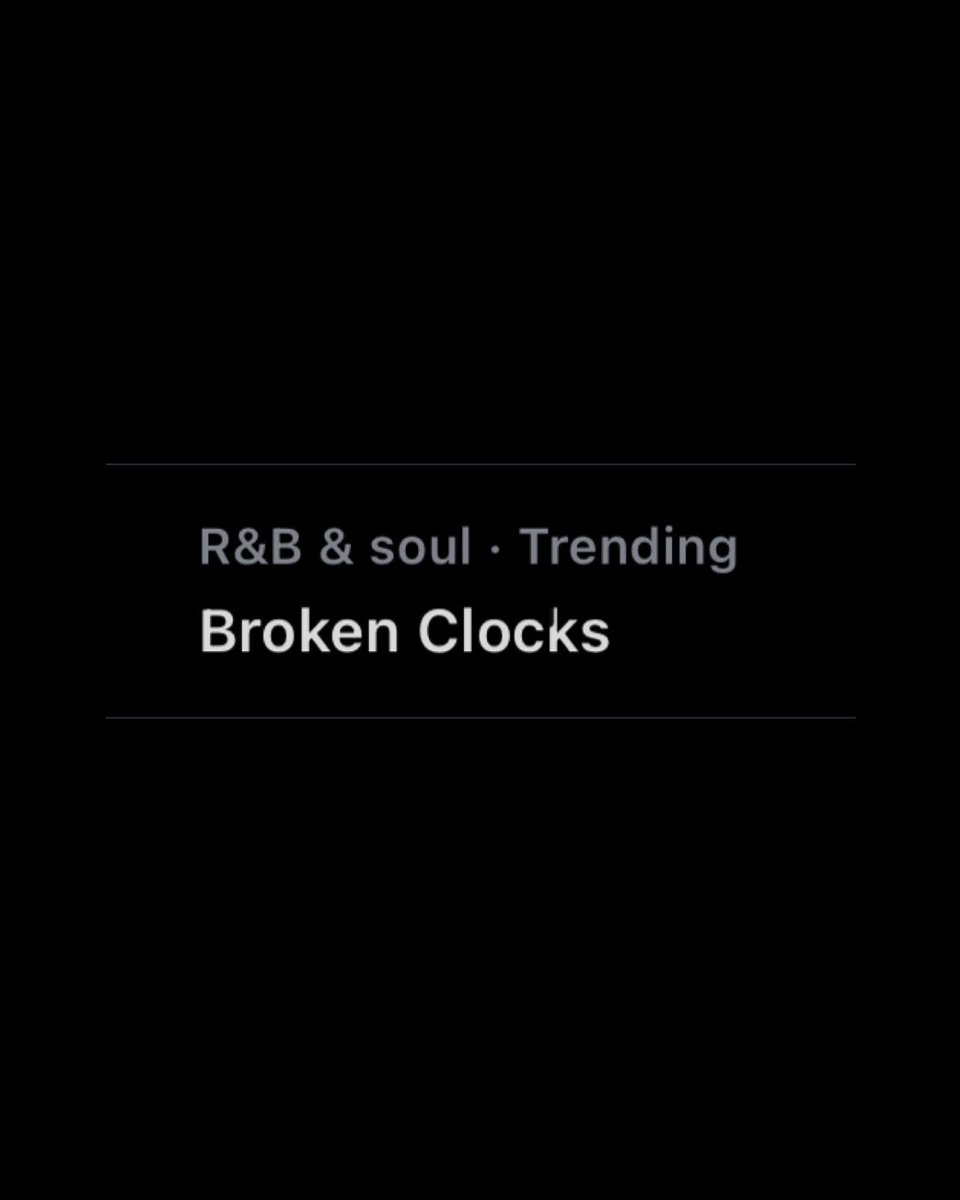 ChartingSZA's tweet photo. “Broken Clocks” is currently trending in the US following the #CTRLANNIVERSARY https://t.co/GsXI2INuFP