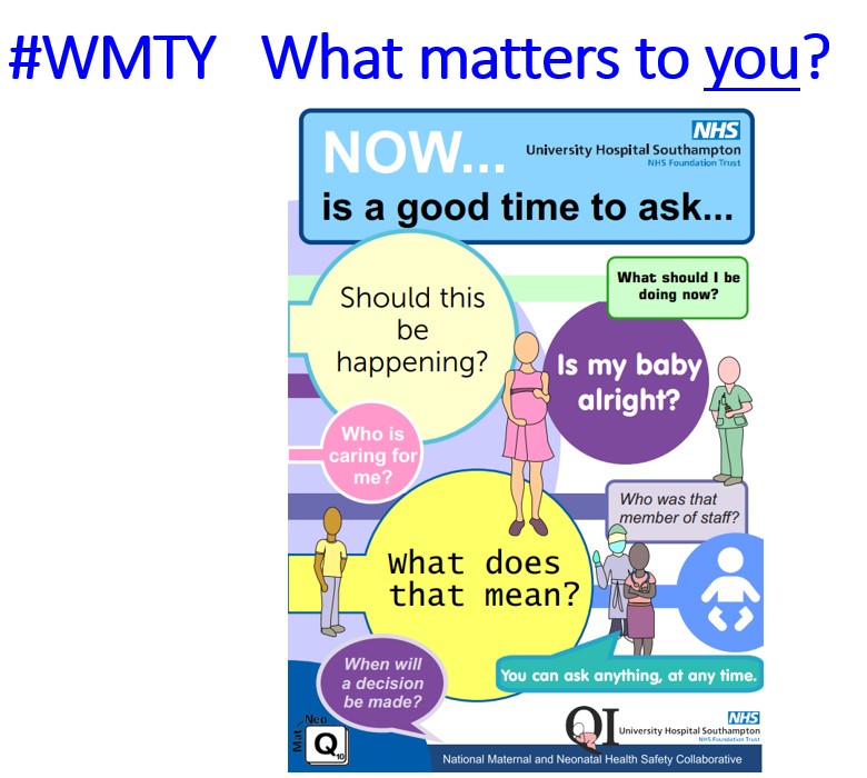 Gill Phillips (WhoseShoes@bsky.social) (@whoseshoes) on Twitter photo A late addition for our #MatExp #WhoseShoes #postnatal session tomorrow.
<a href="/UHS_Maternity/">UHS Maternity</a> just sent me this 'NOW is a good time to ask' poster - can we include it?
You bet! 💜
Clear, simple messages central to #WMTY ⏩central to #PtExp⏩central to #PtSafety and #QI!
#WMTY #WMTY21 A late addition for our #MatExp #WhoseShoes #postnatal session tomorrow.
<a href="/UHS_Maternity/">UHS Maternity</a> just sent me this 'NOW is a good time to ask' poster - can we include it?
You bet! 💜
Clear, simple messages central to #WMTY ⏩central to #PtExp⏩central to #PtSafety and #QI!
#WMTY #WMTY21