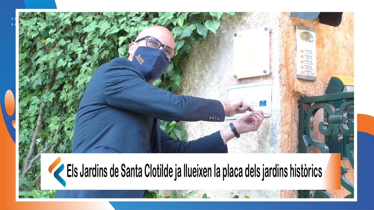 fiteltelevision's tweet photo. Els Jardins de Santa Clotilde ja llueixen la placa dels jardins històrics https://t.co/xZ9QYSizeg a través de @fiteltelevision #fiteltelevision #fitelnetwork #rutajardineshistoricos #jardineshistoricos #jardinesdesantaclotilde #lloretdemar #mylloret #lloret @Lloret_de_Mar https://t.co/8EQfF0ioAz