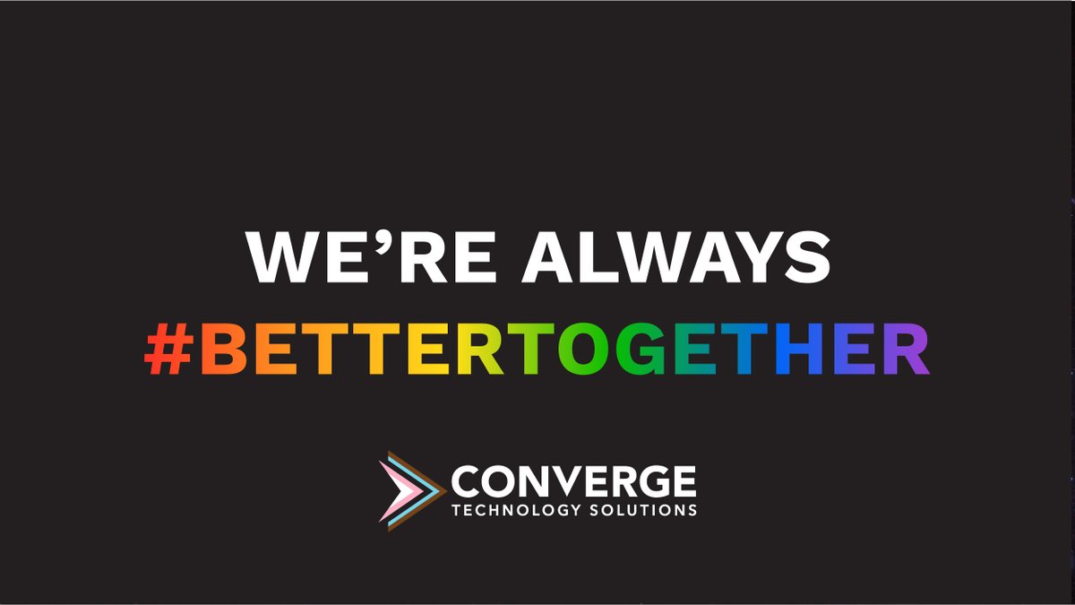 think_sis's tweet photo. Happy Pride Month! SIS &amp; @ConvergeTSC are proud to celebrate love in all its forms. We're always #BetterTogether 💙 #Pride https://t.co/gnazfNh7TM
