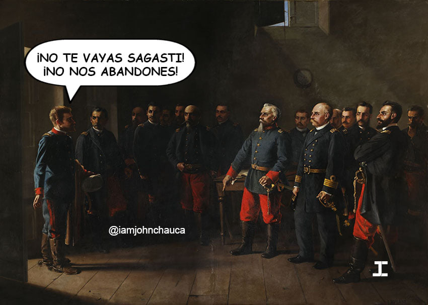 johnchauca's tweet photo. ATRINCHERATE DON QUIJOTE
Todos los Sanchos estamos contigo, hasta quemar el último cartucho
#EleccionesBicentenario https://t.co/XXldZLCbPh