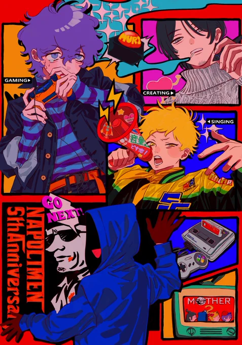 #ナポリの男たち5周年
おめでとうございます!大大大好きさ🍝 