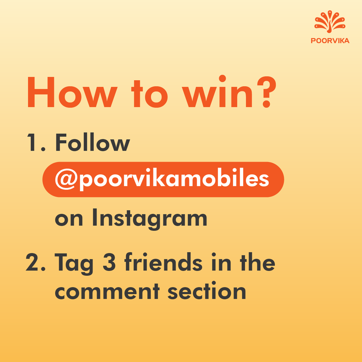 poorvika_india's tweet photo. Follow now 👉🏼 @poorvikamobiles on Instagram

#Poorvika #PoorvikaMobiles #LockdownLuck #FollowandWin #FollowNow #Giveaway #GiveawayAlert #PoorvikaGiveaway https://t.co/E0vPcH3bTM