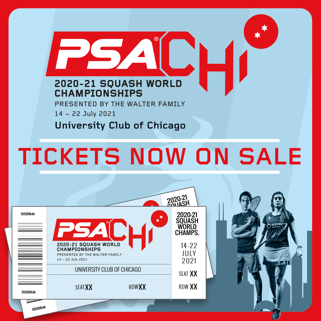 🚨 Tickets are now on sale for the PSA World Championships 🎟

Mark your diaries: 14-22 July 🗓️

We can't wait to see you again 😁 ⬇️

show.ps/l/28e5c537/

#PSAWorldChamps