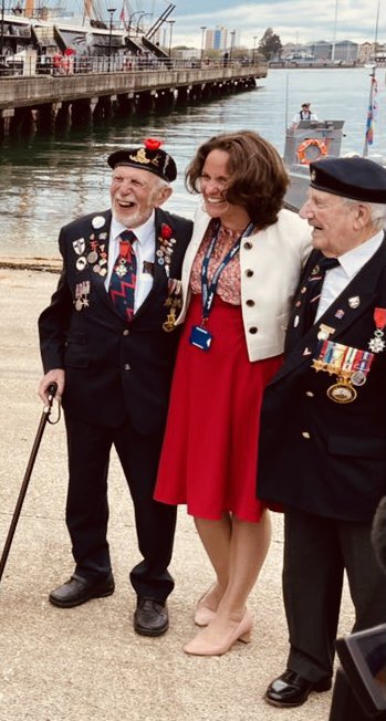 I get to do some pretty amazing things in my job, but spending time with DDay veterans on Sunday was the greatest privilege yet. @PHDockyard #DDay77 @BoatHouse_4