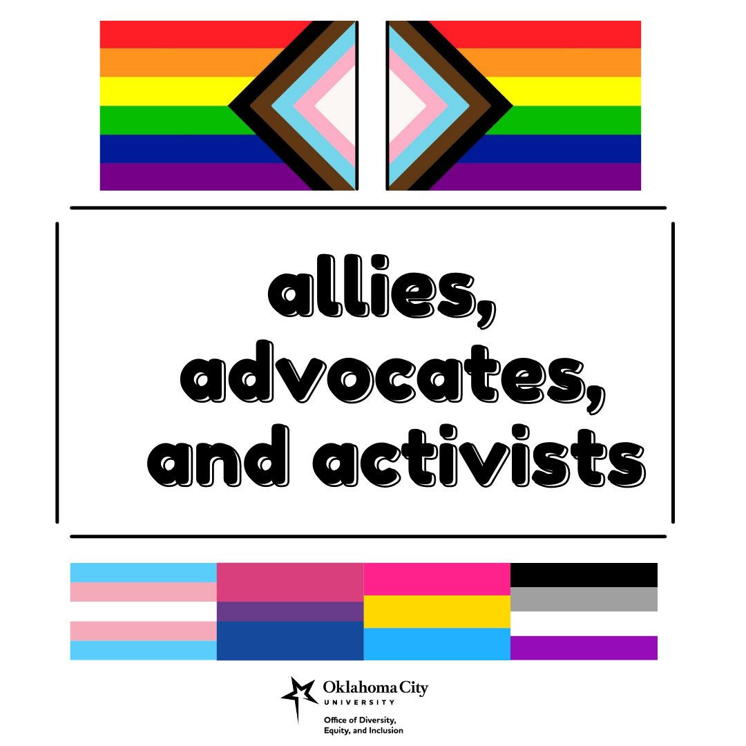 OCUDiversity's tweet photo. How can we turn our allyship into activism? Education is the first step! #PrideMonth #2SLGBTQIA+ https://t.co/Luxz2To2hN