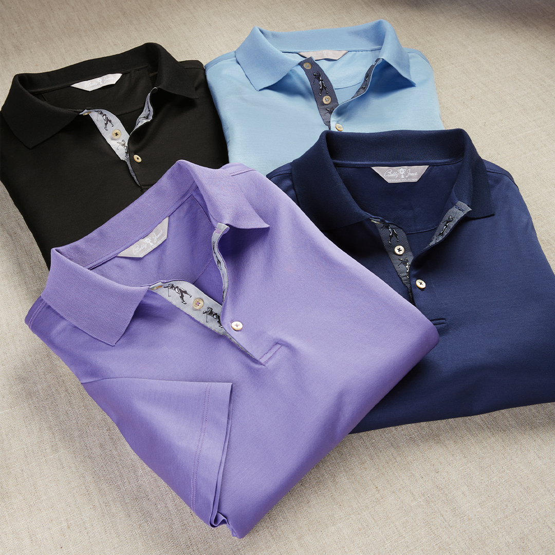 It's that refinement of fabrication and detail that makes these polo shirts stand out among the best. Shop the Heritage Collection at Bobby Jones.